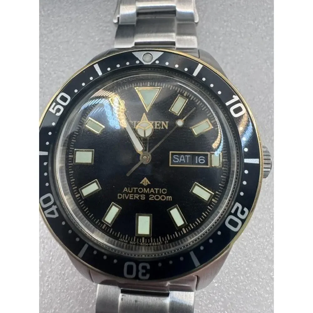 Citizen Promaster Diver NY0125-83E Automatic Black Dial Men’s Watch M-S Bracelet
